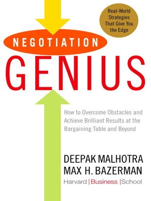 cover image of Negotiation Genius